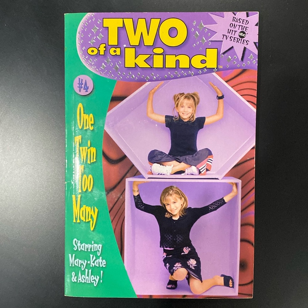 Two of a Kind #4: One Twin Too Many by Megan Stine - Paperback Novel